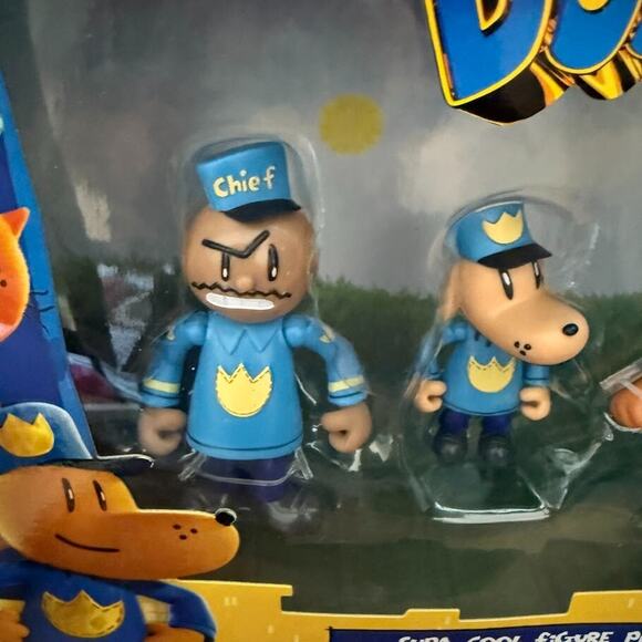 DOG MAN Movie -5 Pack Figures Multipack New 2025 Jakks Pacific Dreamworks Chief - Picture 3 of 7